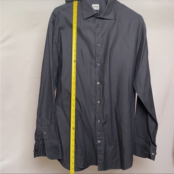 Slim fit Armani collezioni long sleeve dress shirt size 41/16 - Picture 7 of 11